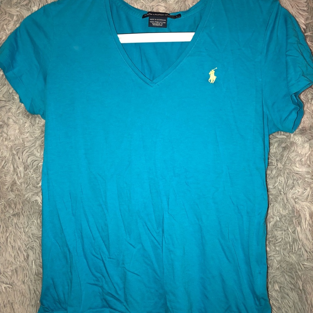Turquoise Raulph Lauren polo